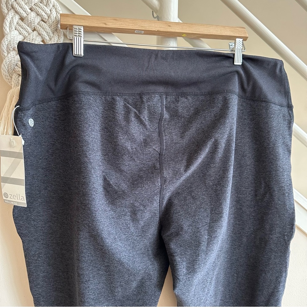 Zella Restore High Waist Soft Pocket Jogger Leggings Heather Gray Black 3X NWT - Picture 6 of 13